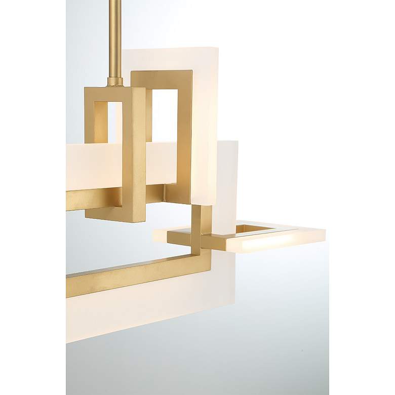Image 3 Eurofase Inizio 1 Light 15.5" Chandelier in Gold more views