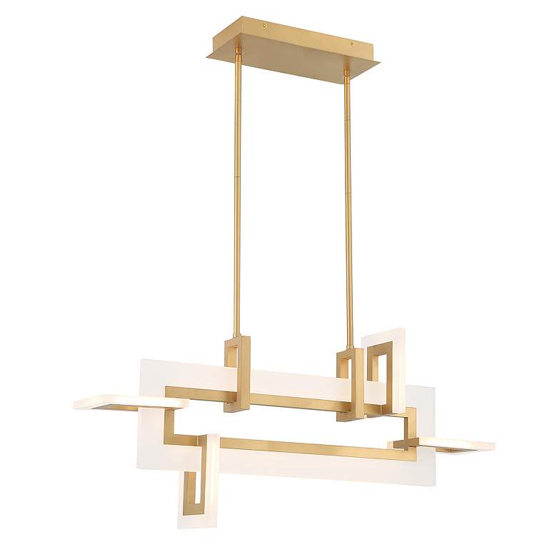 Image 5 Eurofase Inizio 1 Light 15.5" Chandelier in Gold more views