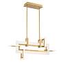 5_Eurofase Inizio 1 Light 15.5" Chandelier in Gold more views