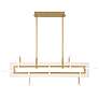 1_Eurofase Inizio 1 Light 16.25" Chandelier in Gold