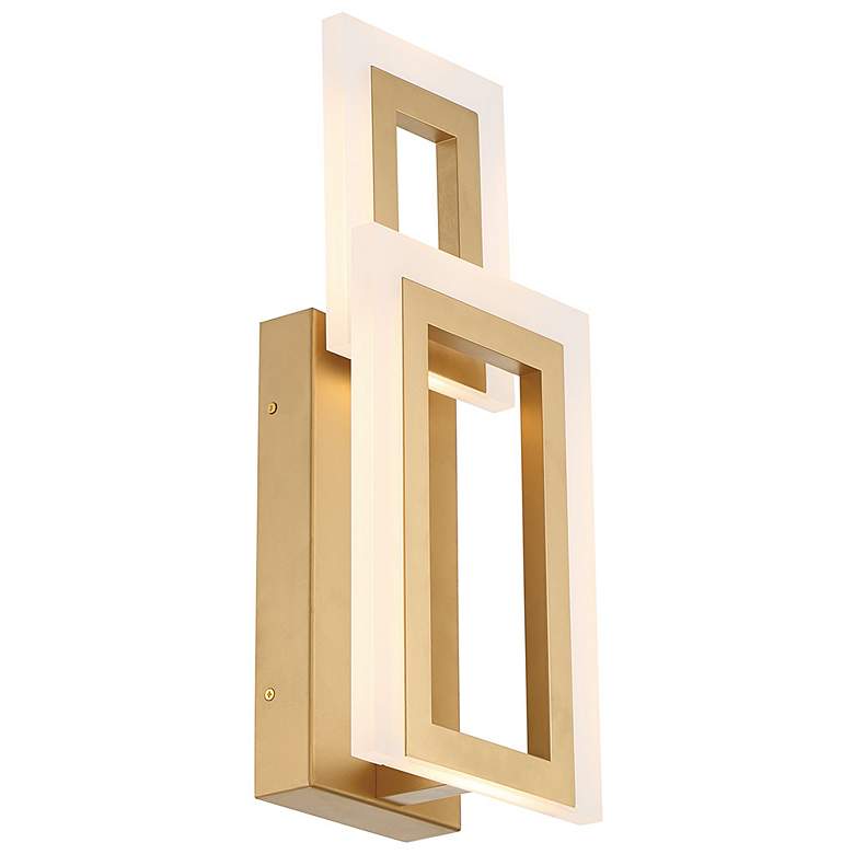 Image 5 Eurofase Inizio 16" High Matte Gold LED Wall Sconce more views