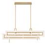 1_Eurofase Inizio Geometric LED Chandelier in Gold