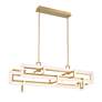 3_Eurofase Inizio Geometric LED Chandelier in Gold more views