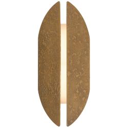 Eurofase Inntra 14 inch Outdoor LED Wall Light, Brass