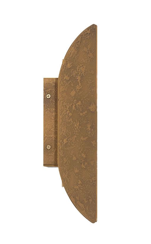 Image 3 Eurofase Inntra 14 inch Outdoor LED Wall Light, Brass more views