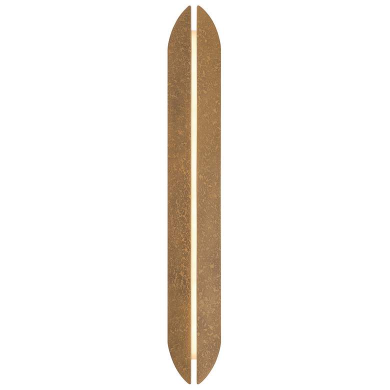 Image 1 Eurofase Inntra 40 inch Outdoor LED Wall Light, Brass