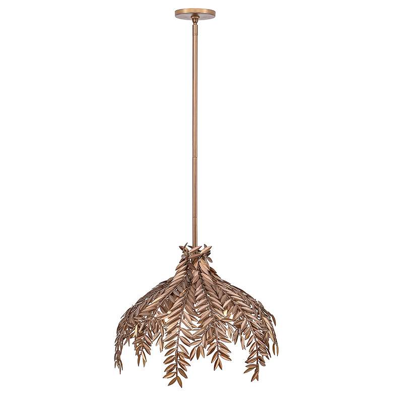 Image 1 Eurofase Jalore 3 Light Pendant in Brown Macchiato