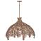 Eurofase Jalore 6 Light Pendant in Brown Macchiato
