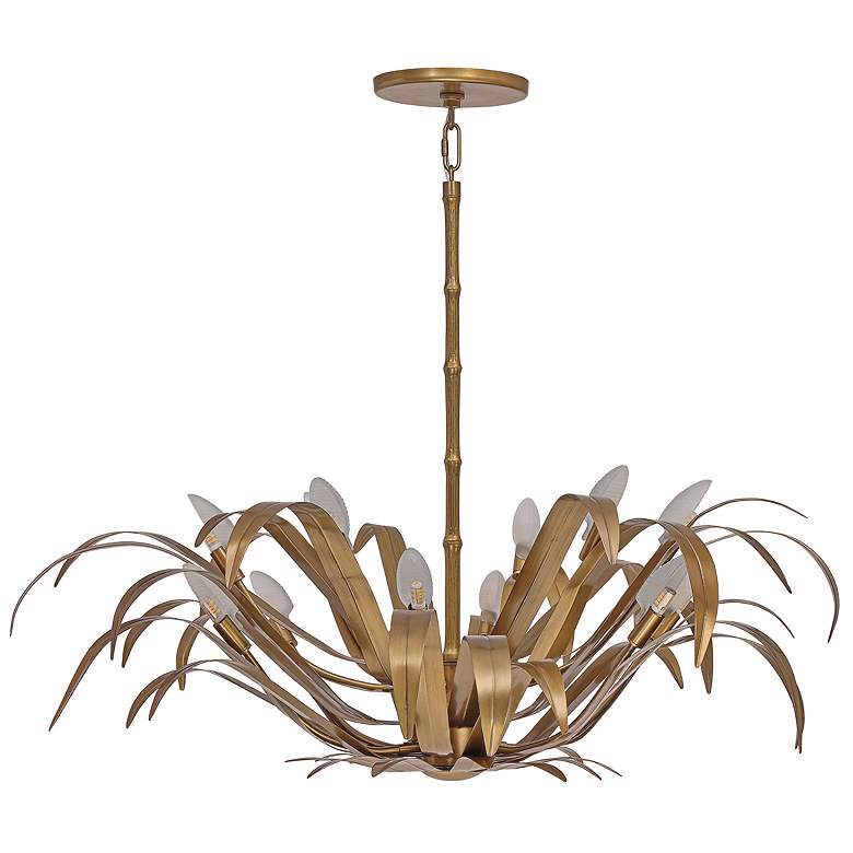 Image 1 Eurofase Kagra 12 Light 16.5" Pendant in Brass