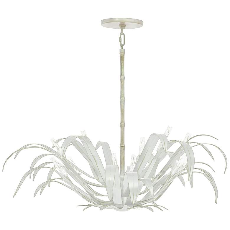 Image 1 Eurofase Kagra 12 Light 16.5" Pendant in Distressed White