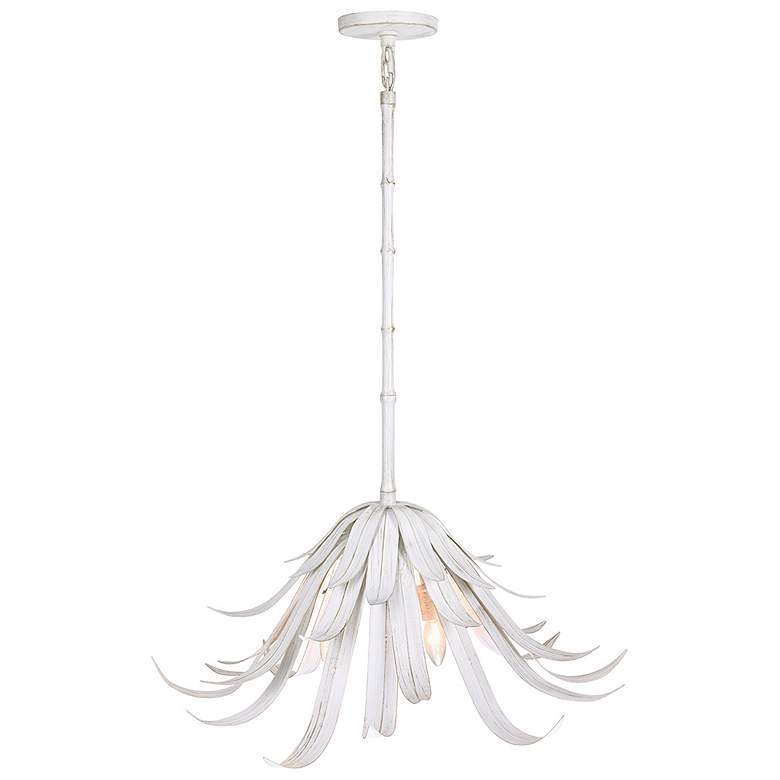 Image 1 Eurofase Kagra 3 Light Pendant in Distressed White