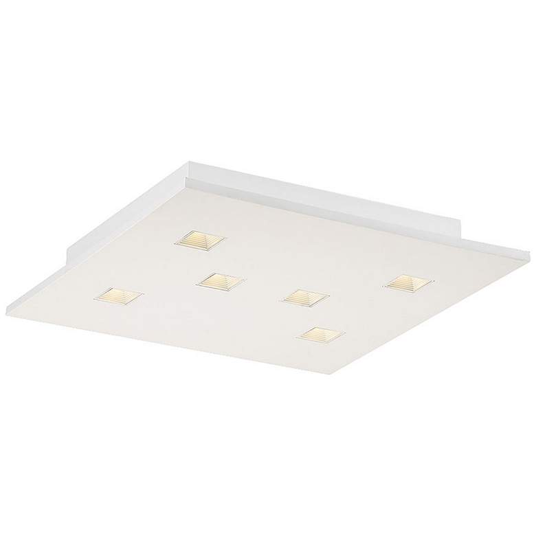 Image 1 Eurofase Kano 14 1/2"W Aluminum 6-Light LED Ceiling Light