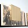 3_Eurofase Kasha 3 Light Vanity in Black and Brass more views