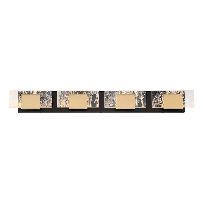 Image 4 Eurofase Kasha 4 Light Vanity in Black and Brass more views