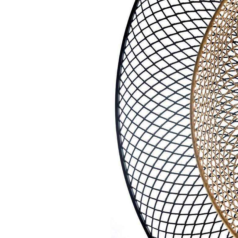 Image 5 Eurofase Kenmore 16" Wide Black and Gold Dome Modern LED Pendant Light more views