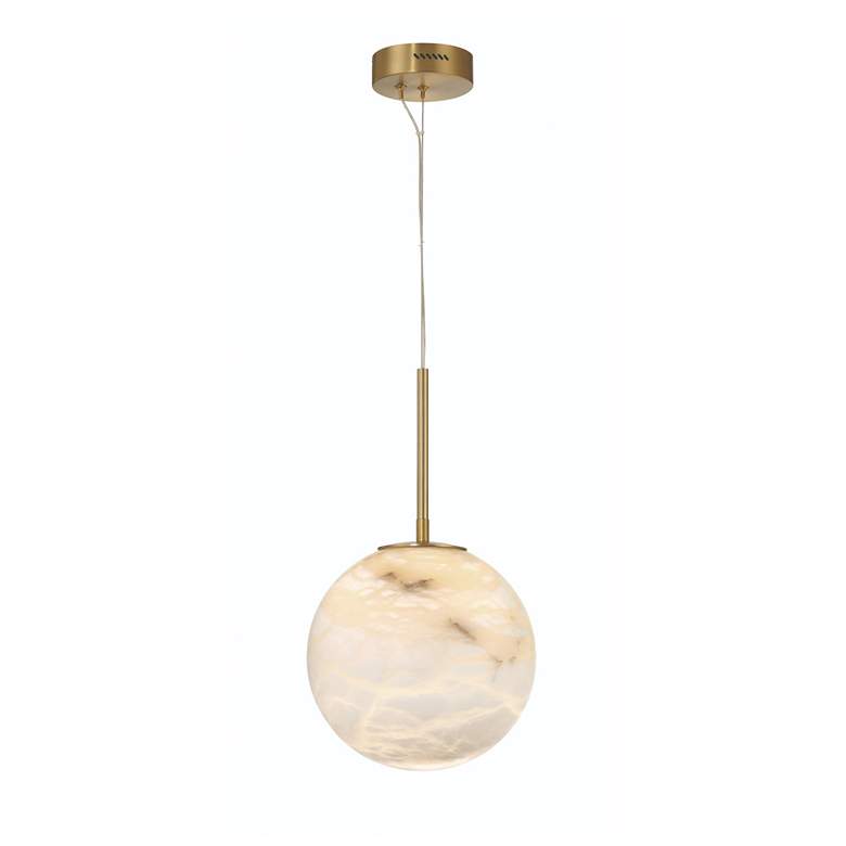 Image 1 Eurofase Kepler 1 Light LED Pendant in Gold