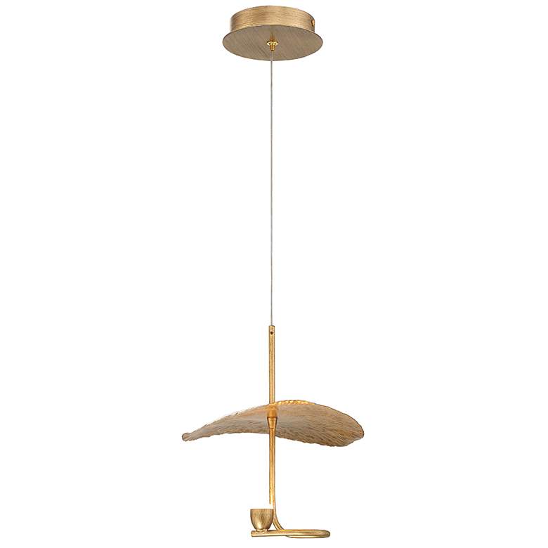 Image 1 Eurofase Lagatto 10.75 In. x 10 In. Integrated LED Chandelier in Bronze