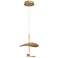 Eurofase Lagatto 10.75 In. x 10 In. Integrated LED Chandelier in Bronze
