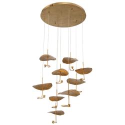 Eurofase Lagatto 11.75 In. x 36 In. Integrated LED Chandelier in Bronze