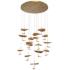 Eurofase Lagatto 11.75 In. x 52 In. Integrated LED Chandelier in Bronze