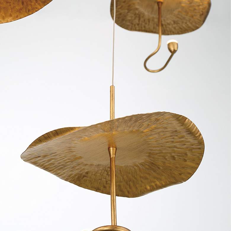 Image 5 Eurofase Lagatto 11.75 In. x 52 In. Integrated LED Chandelier in Bronze more views