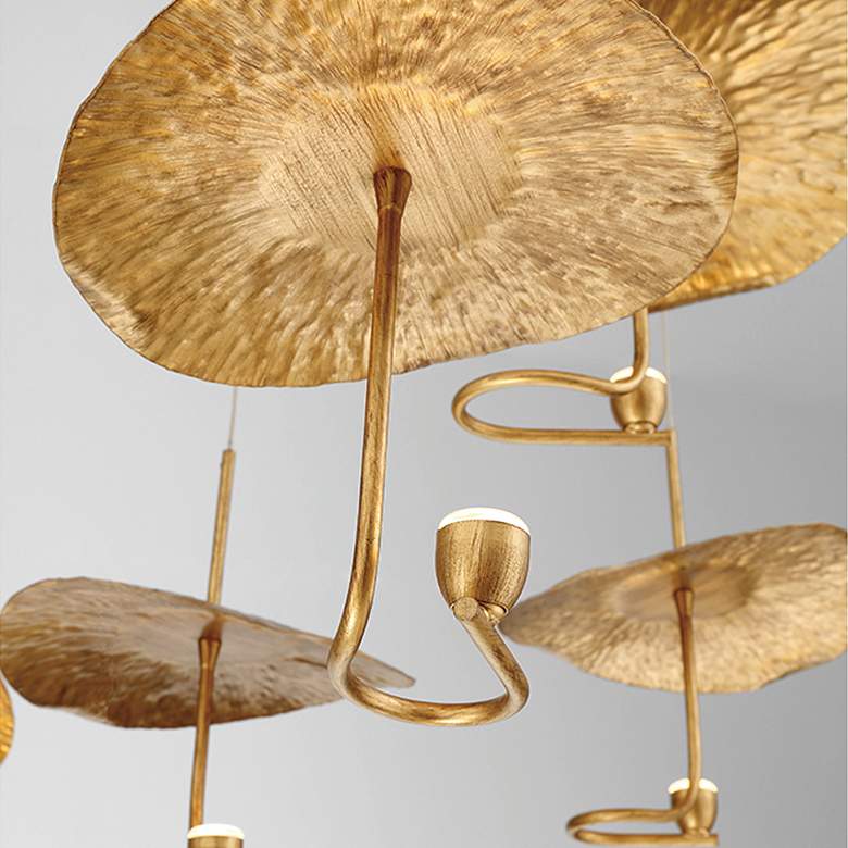 Image 6 Eurofase Lagatto 11.75 In. x 52 In. Integrated LED Chandelier in Bronze more views