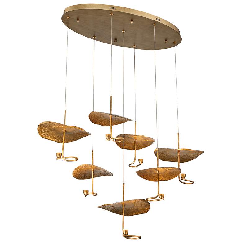 Image 4 Eurofase Lagatto 40" Wide Oil-Rubbed Bronze LED Chandelier more views