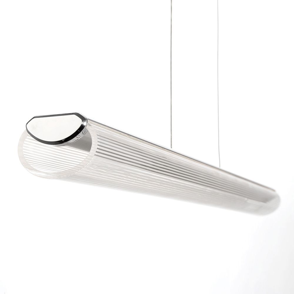 Image 2 Eurofase Landor 2 In. x 46.75 In. Integrated LED Pendant in Chrome more views
