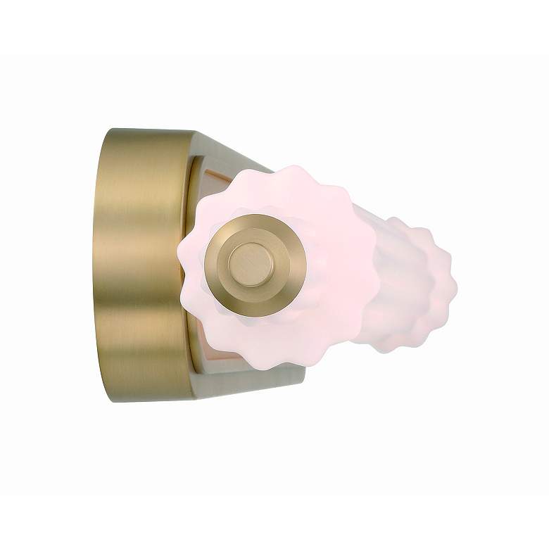 Image 3 Eurofase Lansdowne 39 inch LED Vanity Bath Light, Gold/Opal Glass more views