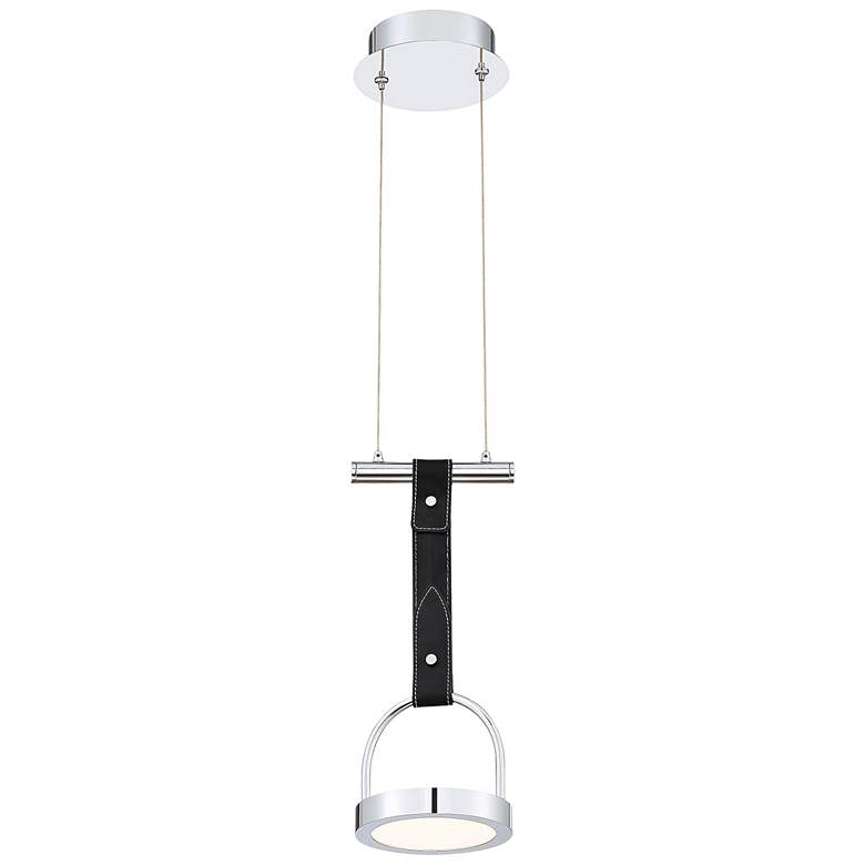 Image 2 Eurofase Lappin 6 inch Wide Chrome LED Mini Pendant Light