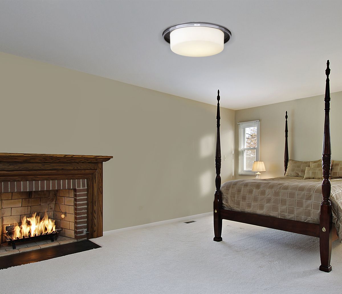 Image 2 Eurofase Logen 2.75 In. x 15.75 In. Integrated LED Flushmount in White more views