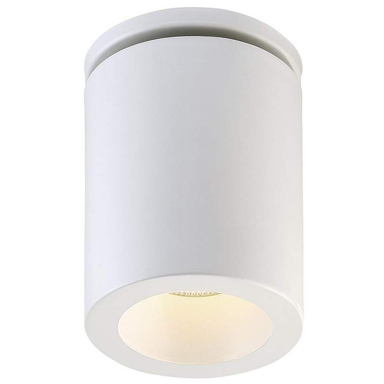 Image 1 Eurofase Lotus 7 In. x 6.25 In. Flushmount in Black