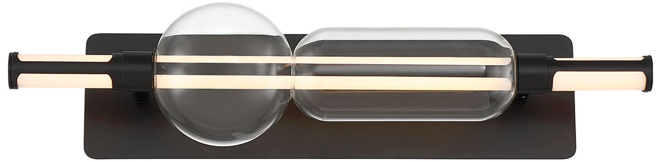 Image 5 Eurofase Lucent 26" Integrated LED Vanity Light in Matte Black more views