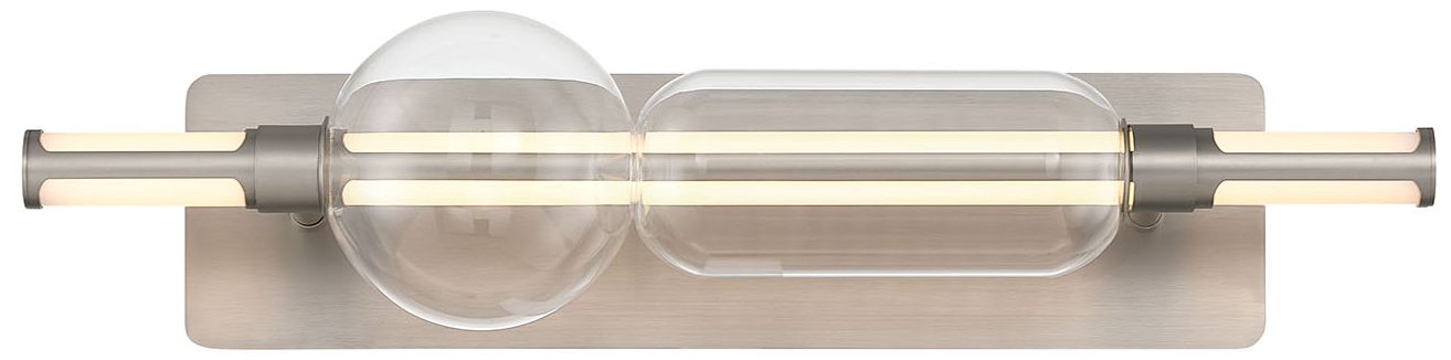 Image 2 Eurofase Lucent 26" Integrated LED Vanity Light in Satin Nickel more views
