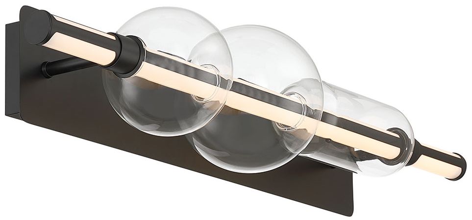 Image 4 Eurofase Lucent 34" Integrated LED Vanity Light in Matte Black more views