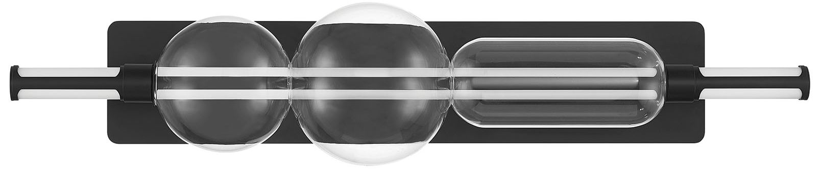 Image 6 Eurofase Lucent 34" Integrated LED Vanity Light in Matte Black more views