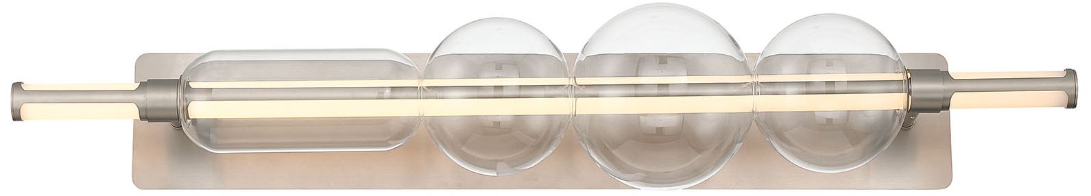 Image 2 Eurofase Lucent 40" Integrated LED Vanity Light in Satin Nickel more views
