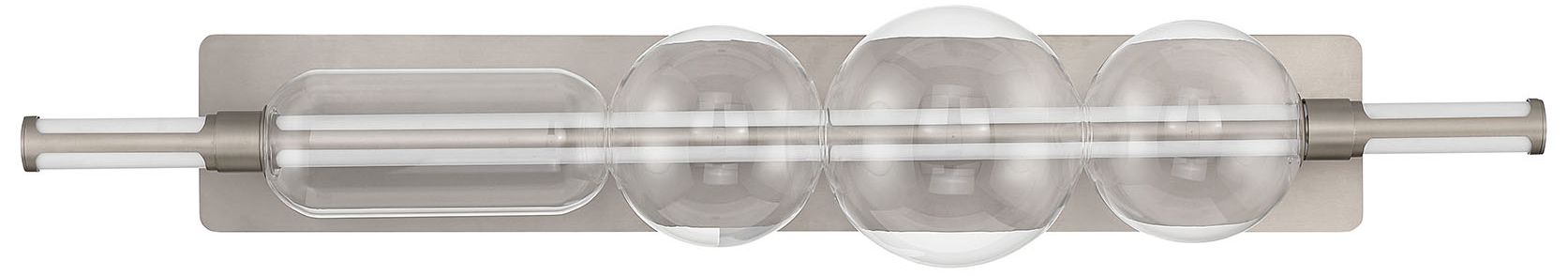 Image 5 Eurofase Lucent 40" Integrated LED Vanity Light in Satin Nickel more views
