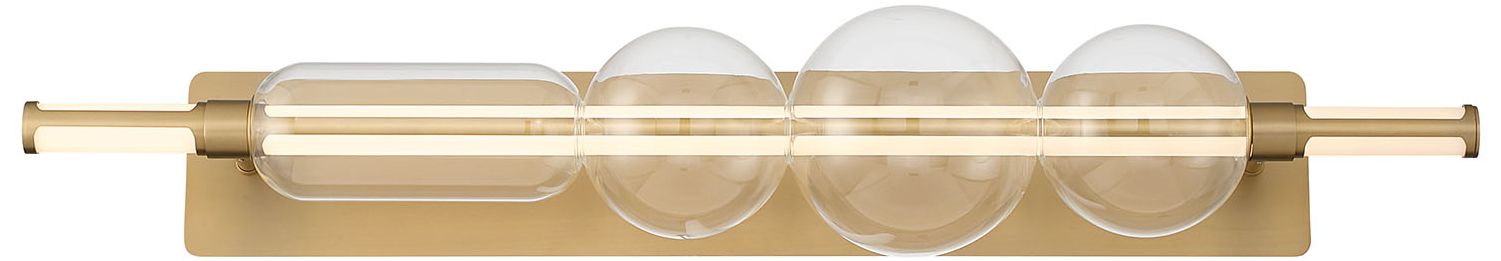 Image 2 Eurofase Lucent 40" Integrated LED Vanity Light in Gold more views