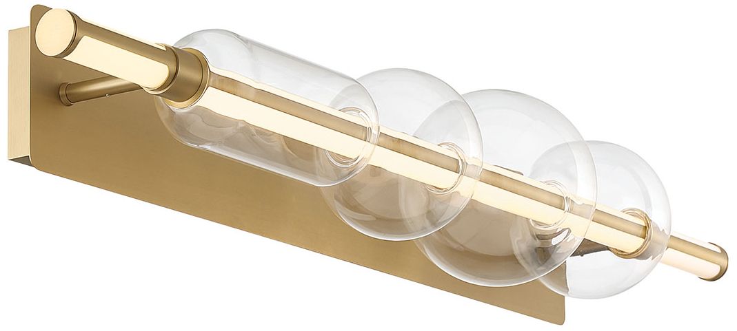 Image 3 Eurofase Lucent 40" Integrated LED Vanity Light in Gold more views