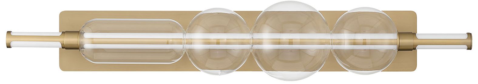 Image 4 Eurofase Lucent 40" Integrated LED Vanity Light in Gold more views