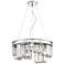 Eurofase Lumino 18 3/4"W Chrome 8-Light Crystal Chandelier