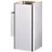 EUROFASE LUNGO,OUTDR,LED WALLMNT,SILVER