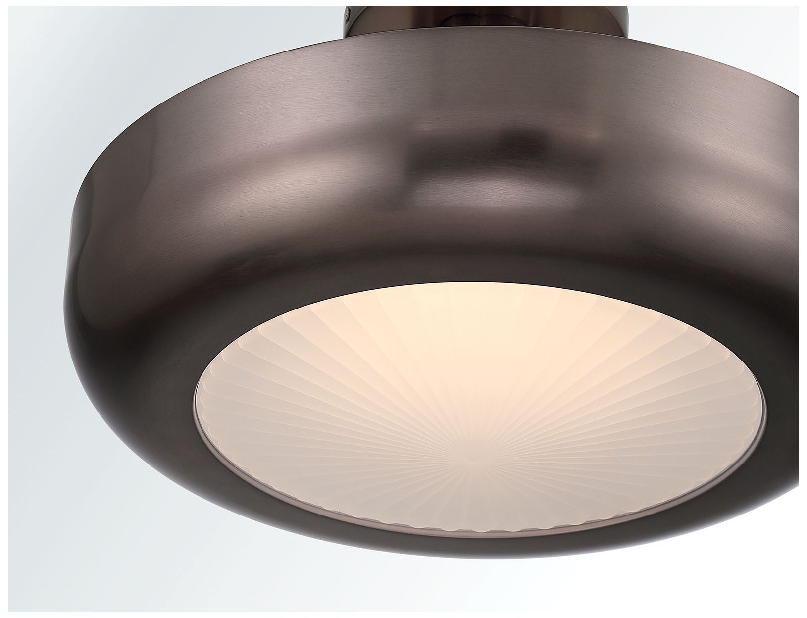 Image 4 Eurofase Macey 22" Integrated LED Semi-Flush Mount in Harlow Bronze more views