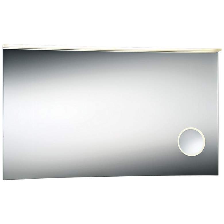 Image 1 Eurofase Magnifier 47 1/4 inch x 27 1/2 inch Large LED Wall Mirror