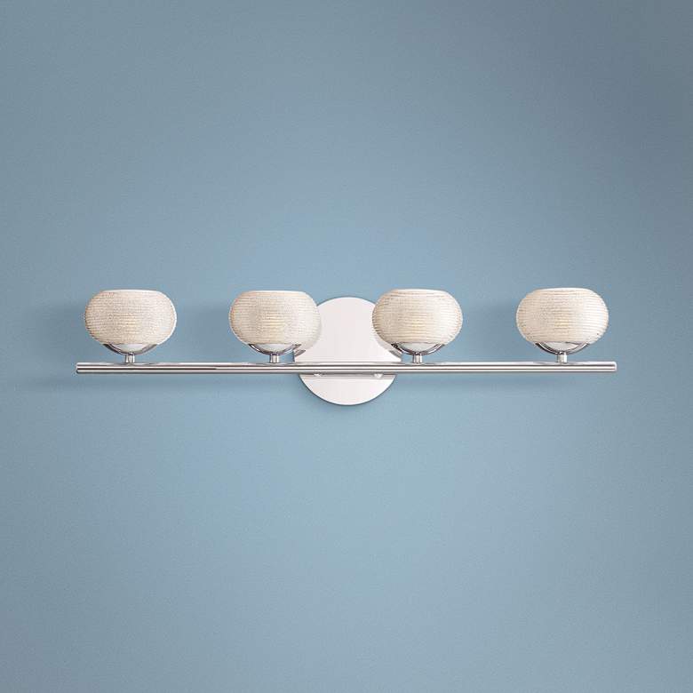 Image 1 Eurofase Marche 26 3/4" Wide Chrome 4-LED Bath Light