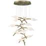 1_Eurofase Matera 22" LED Chandelier Gold