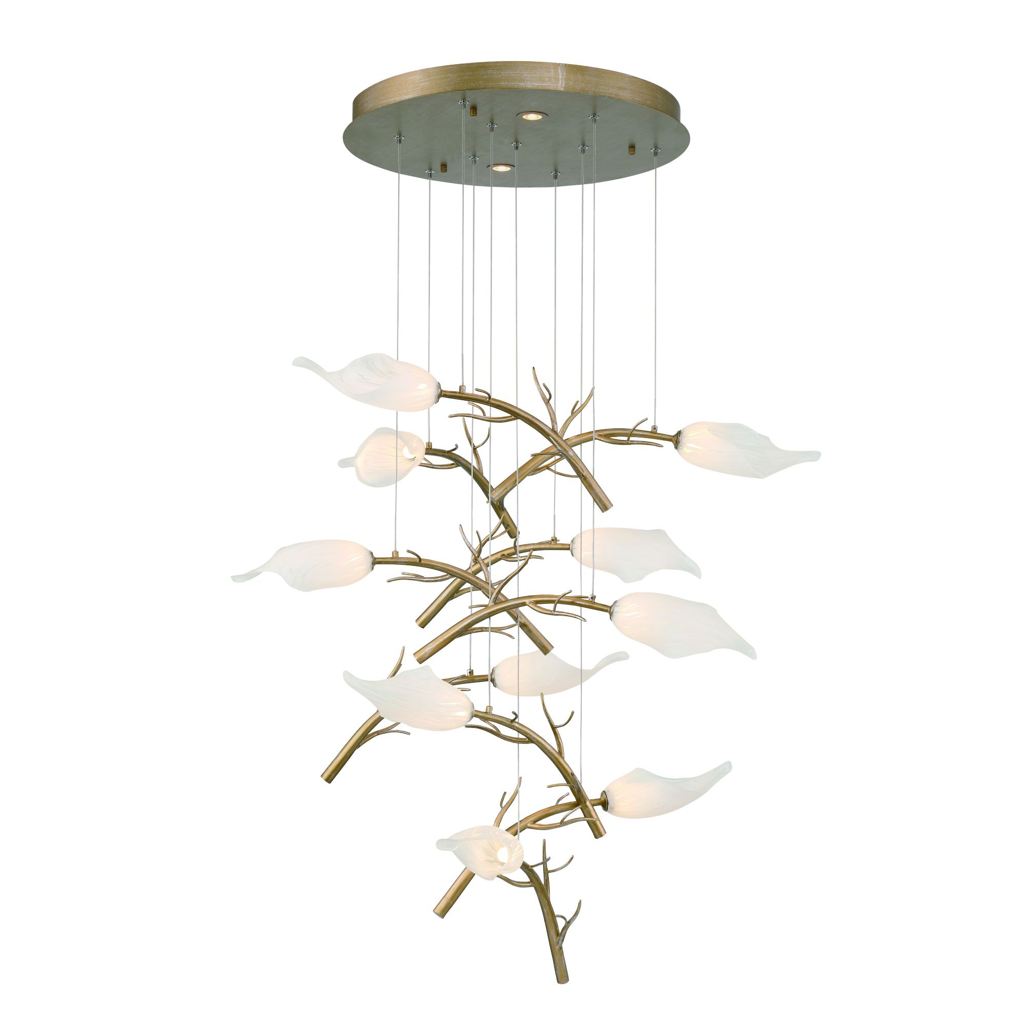 Image 2 Eurofase Matera 22" LED Chandelier  Gold more views