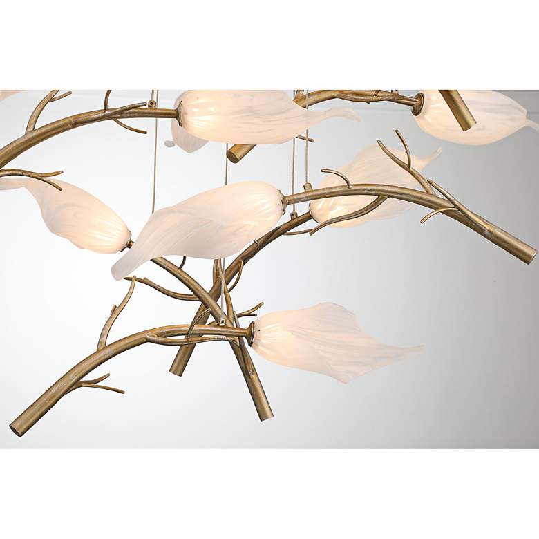 Image 3 Eurofase Matera 32" Wide Gold 15-Light LED Chandelier more views