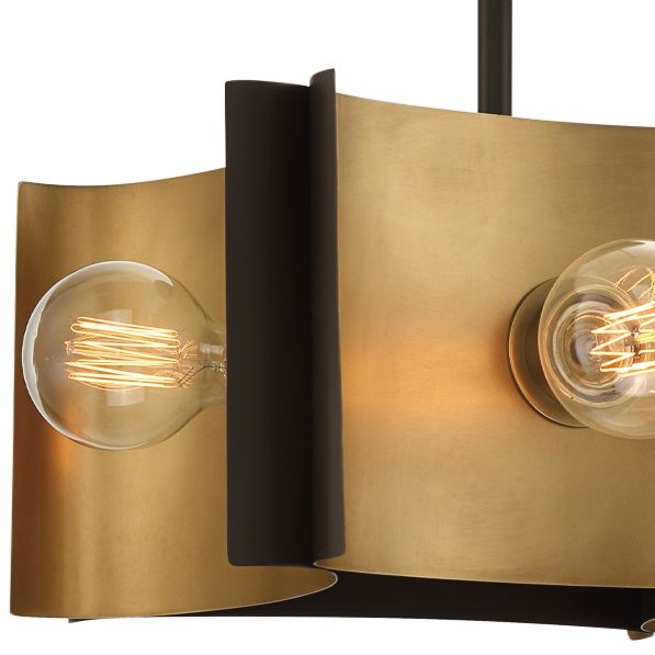 Image 3 Eurofase Metallo 17" Wide Bronze 4-Light Ceiling Light more views